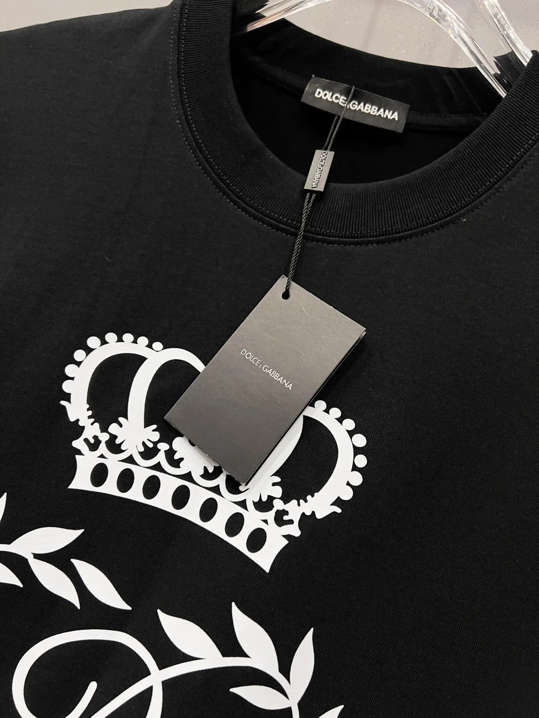 110👍DG logo Logo Same Style T Versatile ( ) : Black White Size：S M L XL